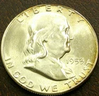 US 1953-S Franklin Half Dollar **