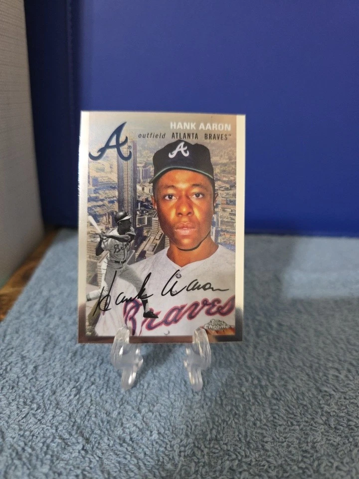 2023 Topps Chrome Platinum Anniversary - Hank Aaron #54CV-33 for