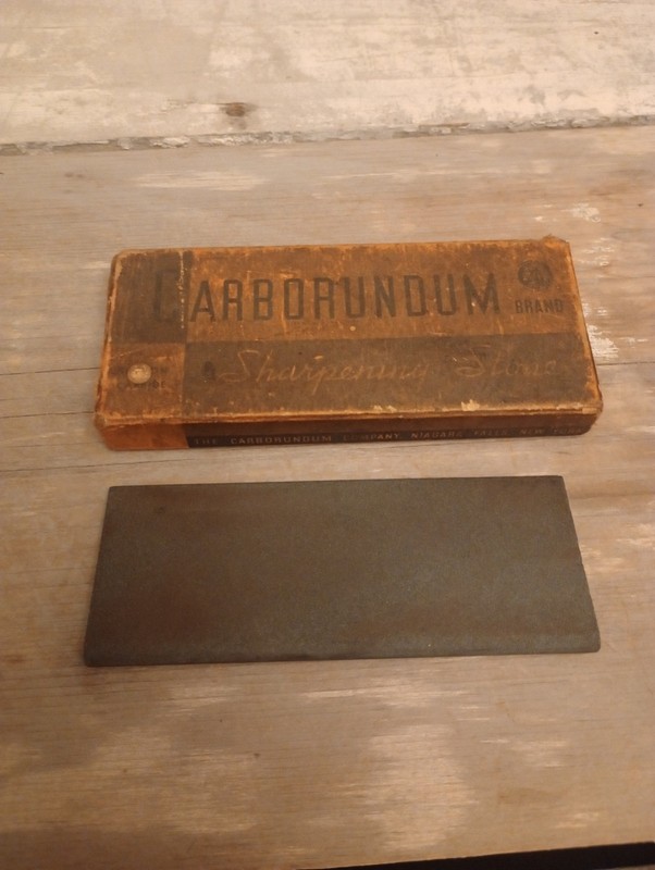 Vintage 179 Carborundum Knife Sharpening Stone Combination Grit: 4.5 Inch