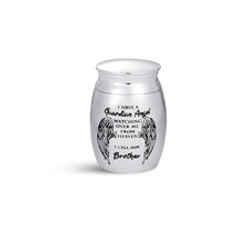 Brother My Guardian Angel Mini Cremation Urns for Human Ashes Bro Best Friend...