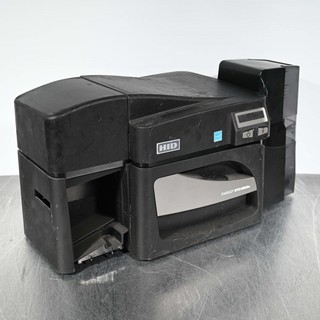 HID Fargo DTC4500e Dual Sided Color Thermal ID Badge Card Printer USED