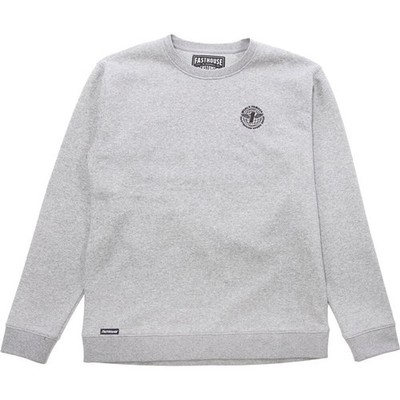 Fasthouse Renown Crew Neck Sweatshirt | Heather Grey