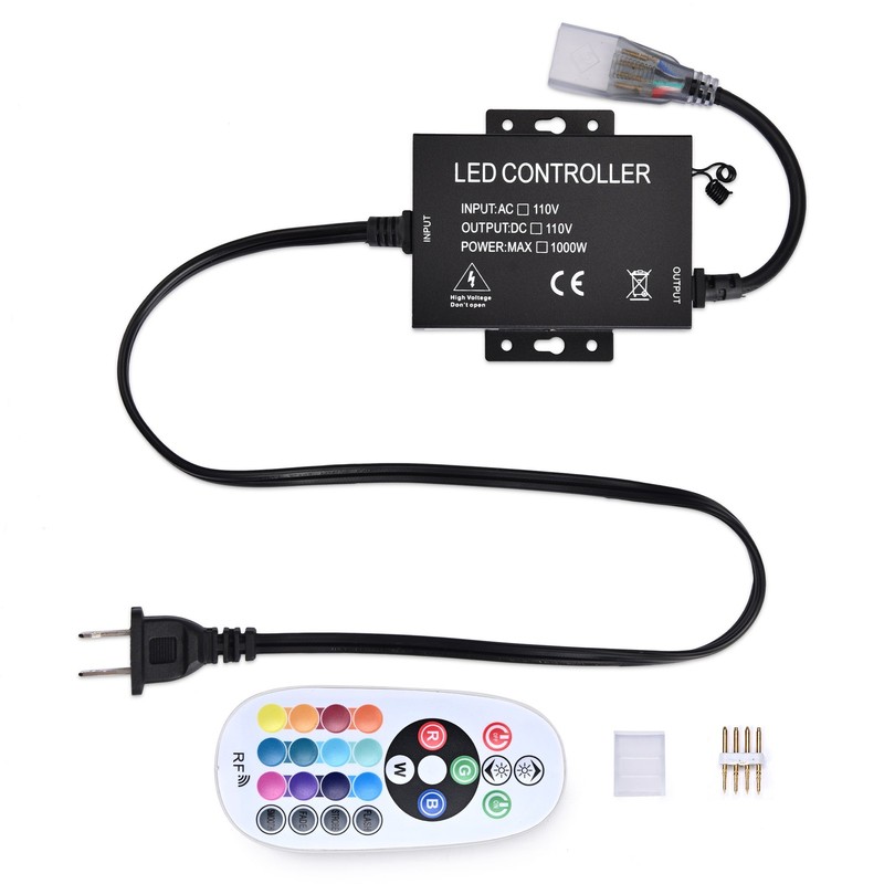 DELight DEL-CON03 Controller with 24-Key Remote for DEL-D50R DEL-D100R DEL-D150R