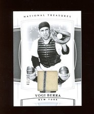 2020 Panini National Treasures #149 Yogi Berra Patch Card /99