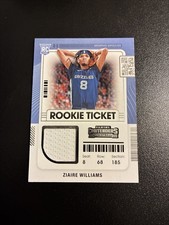 2021 Contenders Ziaire Williams Rookie Ticket Patch Memphis Grizzlies