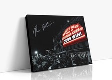Theo Epstein Autograph Print - Cubs Win Marquee - Curse Crusher