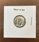 1963-D BU Roosevelt 90% Silver Dime