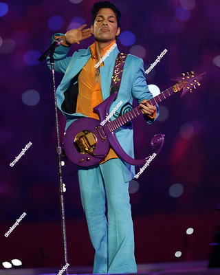 PRINCE SUPERBOWL PERFORMANCE 8''x10'' Photograph