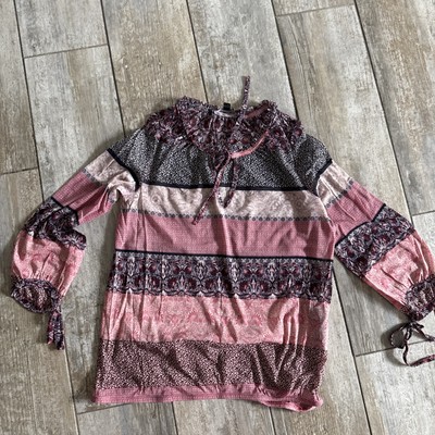 Comma Bluse Damen Größe 40 Bunt Lila Neu 
