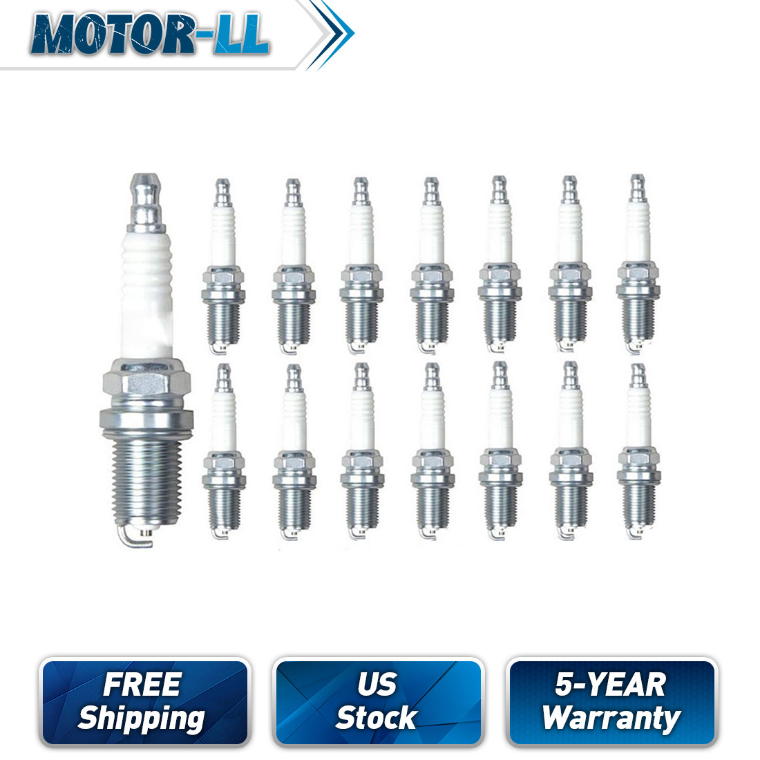 Champion Copper Plus Spark Plug 16PCS for 2009-2018 Chrysler 300 V8 5.7L AWD