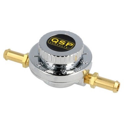 QSP Kraftstoffdruckregler Niederdruck 8 mm 0,07-0,35bar 1-5 PSI silber