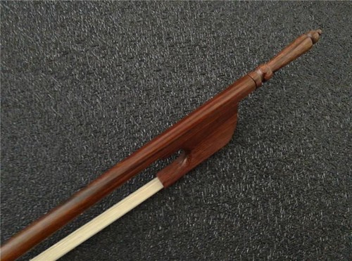 Arco de violín barroco africano de madera negra con tornillo largo (4/4) ¡Envío gratuito! - Imagen 4 de 8