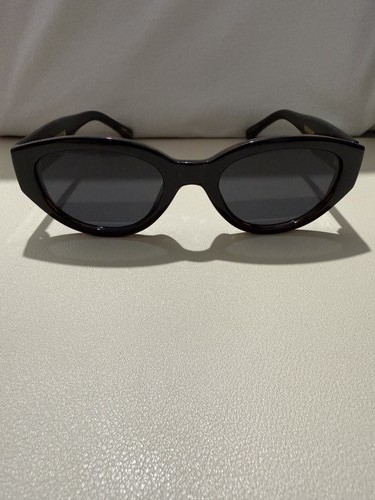 A. Kjaerbede WINNIE Cat Eye Sunglasses Black Tortoiseshell 51-21-145