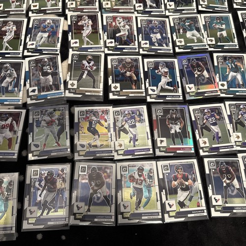 2022 Donruss Optic Lot x84 Grady Jarrett, Nico Collins, Jalen Hurts, Josh Allen - Picture 3 of 10