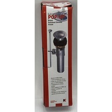 Keeney Mechanical Lavatory Pop-Up Polished Chrome Finish Solid Brass 1688K 3 .