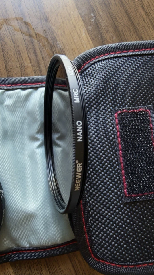 NEEWER ND8, ND64 Nano MRC 67mm UV/CPL/ND8 Kit de Filtro con Estuche - 3 Filtros Foto 2 de 4