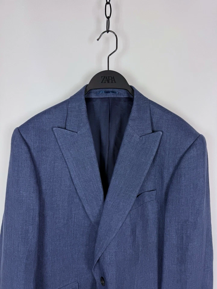 Traje para hombre J.P. Hackett 14 Savile Row de lino Foto 4 de 4