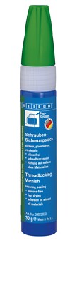 WEICON Schraubensicherungslack 30 g grün | Schnell trocknend | nicht leitend