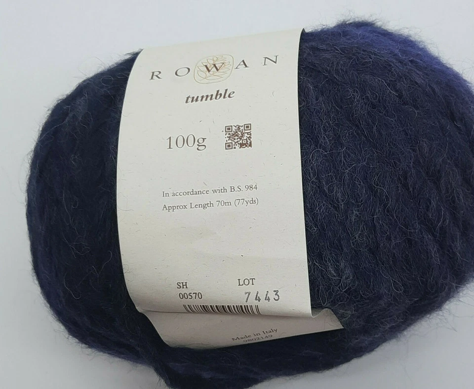 (142,50€/kg): 100 g Rowan TUMBLE, Alpaka, Shade 570 grau Verlauf #5705 - Bild 2 von 2