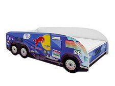 LETTO PER BAMBINI AUTO TRUCK CAMION + MATERASSO LETTINO ACMA