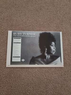 TNEWM106 ADVERT 5X8 RUBY TURNER : 'THE MOTOWN SONG BOOK'
