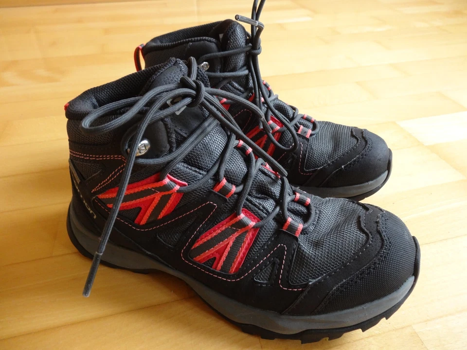 Salomon Damen Stiefel Trekkingstiefel Wanderstiefel Schwarz Gr. 37 1/3 (UK 4.5)