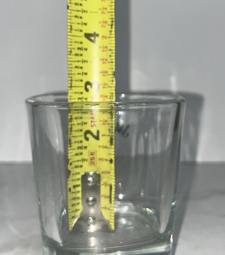 Jack Daniels Old No 7 Rocks Glass Black Writing Square Whiskey - Picture 5 of 6