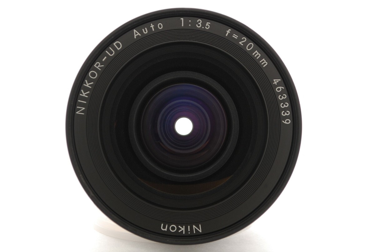 【美品】Nikon NIKKOR-UD Auto 非Ai 20mm f/3.5 NEAR MINT] Nikon NIKKOR UD Auto 20mm f/3.5 Non-Ai MF Wide Angle