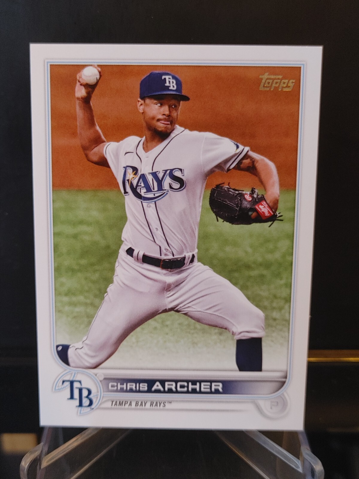 Chris Archer 2022 Topps Series One Advanced Stats #254 - 116/300  Tampa Bay Rays