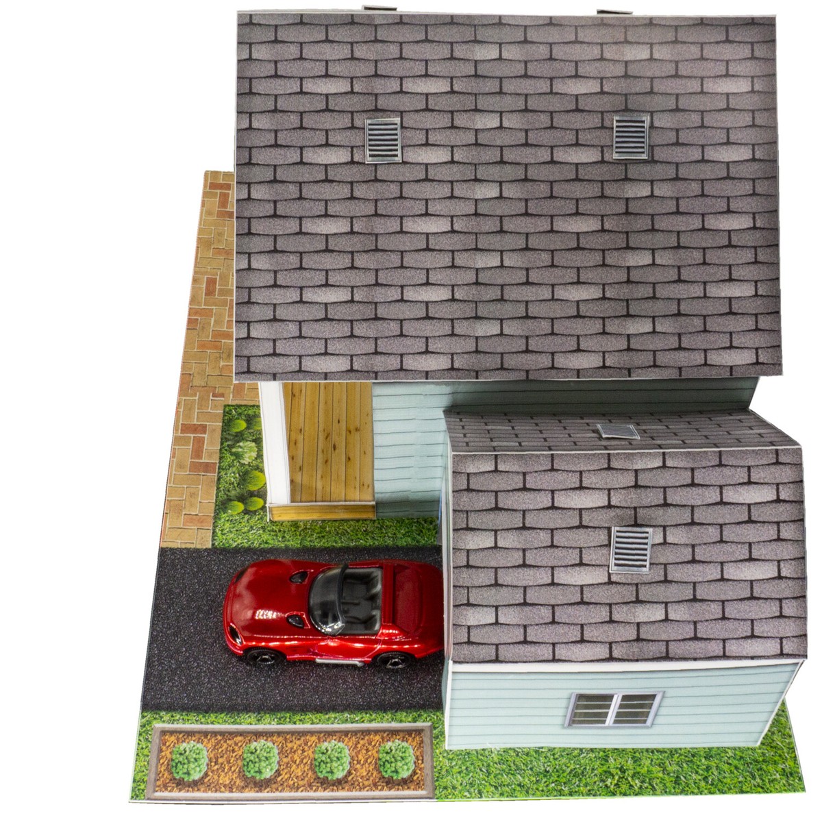 1/64 Scale 24/7 Motel Photo Real Diorama Scenery Track Layout fits