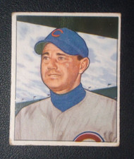 Bill Serena 1950 BOWMAN Card #230 CHICAGO CUBS
