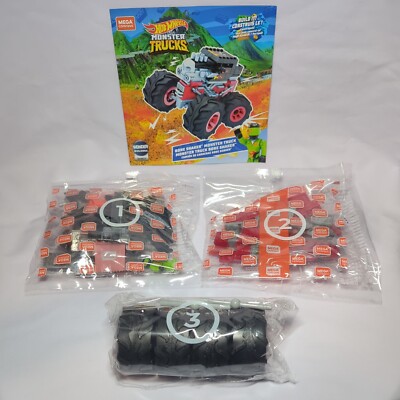Mega Hot Wheels COMPLETE *SEE DETAILS* Monster Truck Bone Shaker Monster Truck  