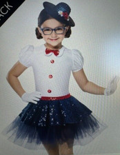 Revolution New Dance Costume RC19805 Mary Poppins Child Small