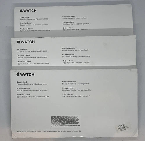 Offizielles authentisches Apple Watch Ultra Ocean Armband 49 mm/45 mm/44 mm offene Box - Bild 2 von 28