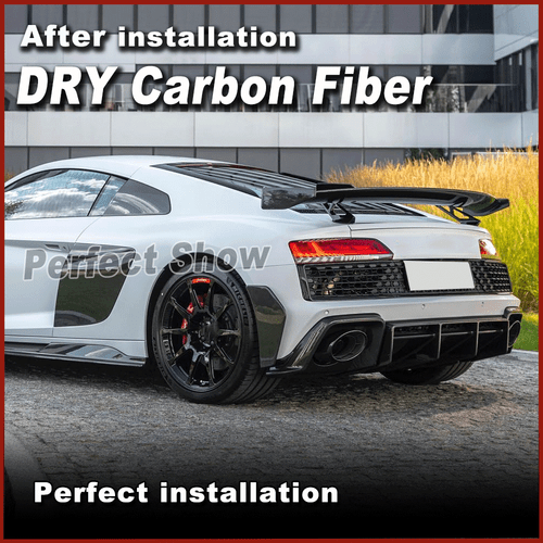 DRY Carbon Hinten Flossen Flaps Splitters Side Canards für Audi R8 V10 2019-2023 - Bild 5 von 13