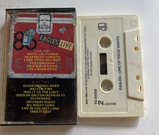 EAGLES LIVE Cassette Asylum Records BC-5705 Dolby 1980