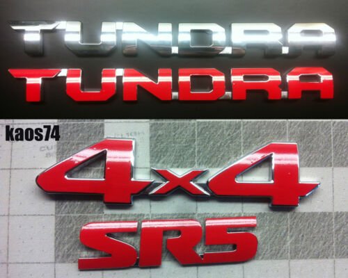 Toyota Tundra 2014 2015 2016 2017 2018 19 Emblem Overlay Decal - TRD PRO SR5 4x4 - Picture 1 of 31