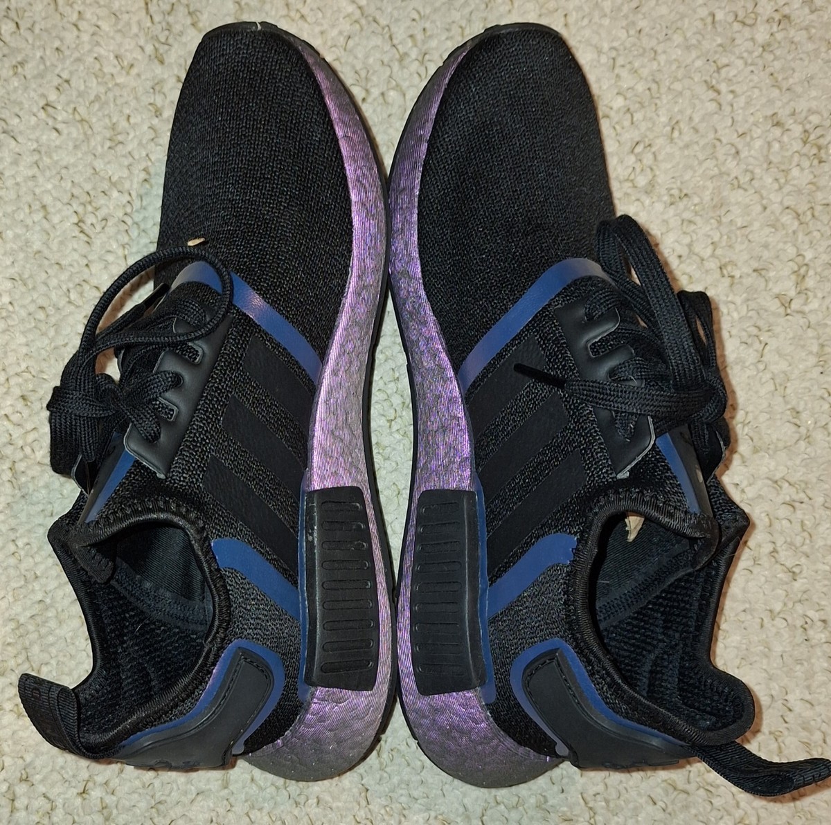 Sneakers Sepatu Tenis Nmd_r1 Primeblue Adidas NMD R1 'Eggplant