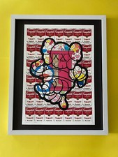 Death NYC Large Framed 16x20in Pop Art Graffiti Certified / Murakami /Ka ws