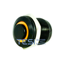 Tesi FILO 16MM LED Momentary Push Button Guitar Kill Switch Black/Yellow