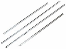 Für VW Passat 3C B6 05-11 4x Zierleisten Türleisten Seitenleisten Chrom Streifen