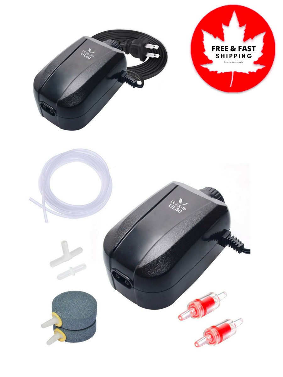 Air Pump Uniclife Aquarium Adjustable 4LPM Oxygen Pump For 100