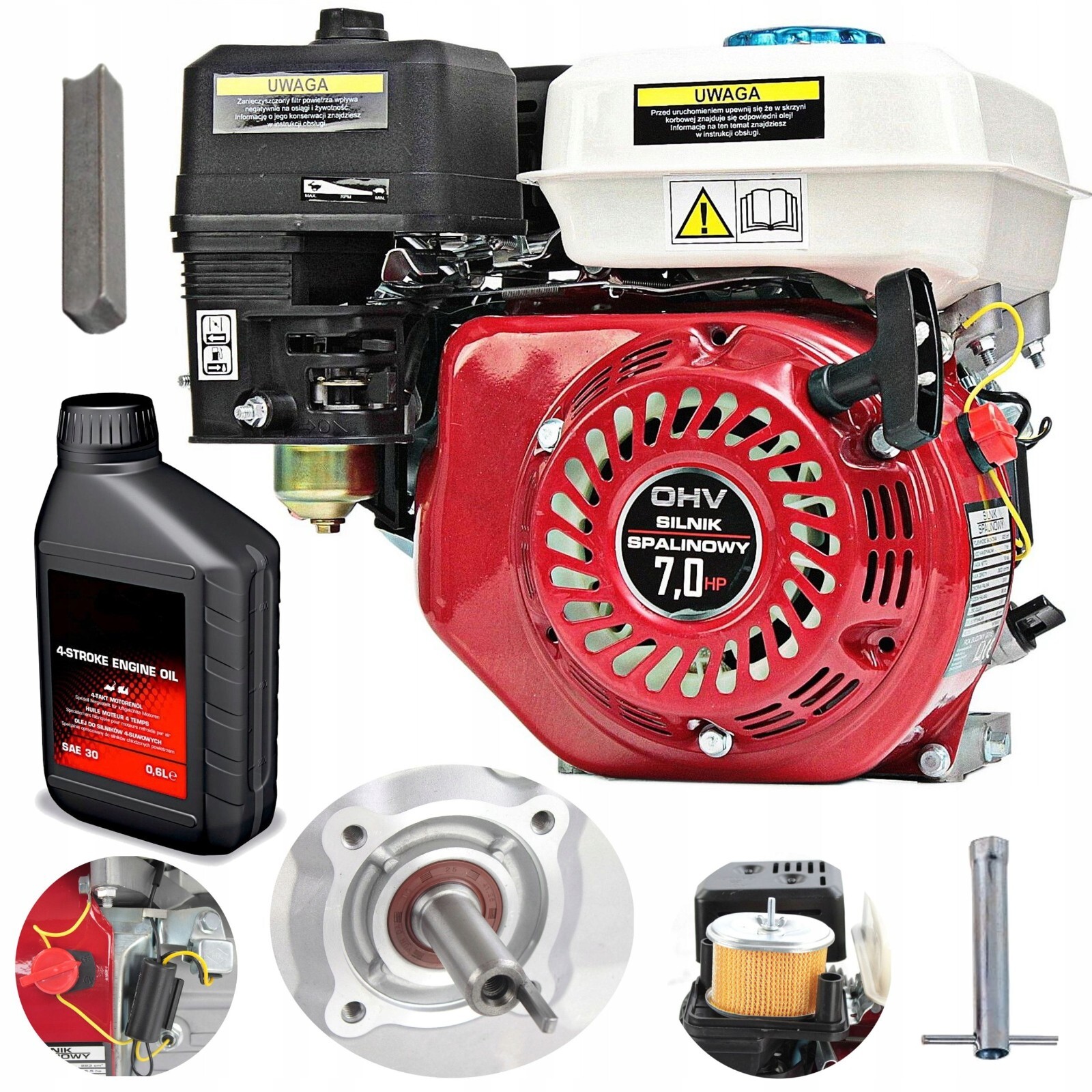 Générateur de moteur GX160 7HP idéal pour alimenter les bétonnières et motopompes de chantier