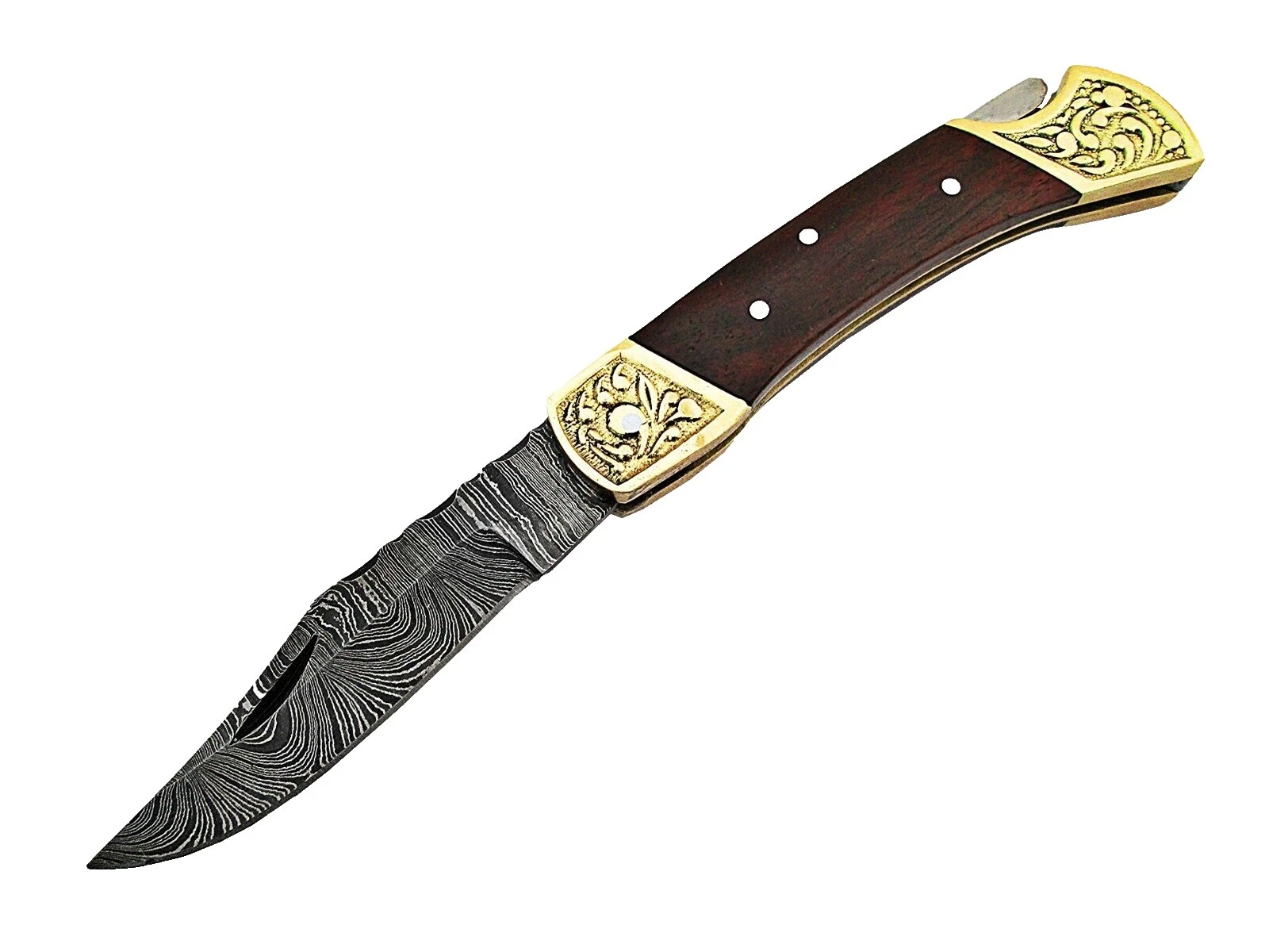 Right-Handed Wood Handle Original Collectible Folding Knives