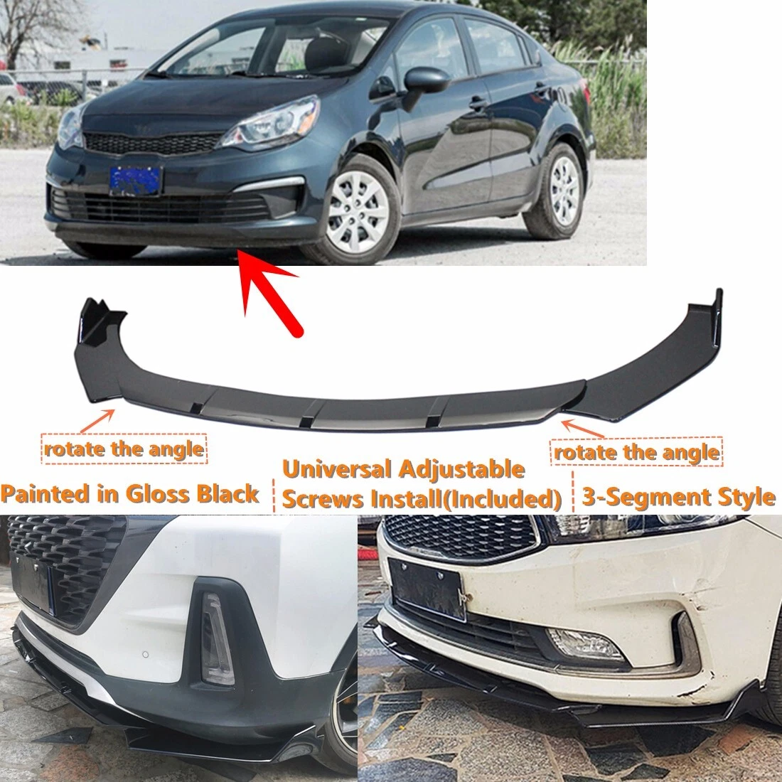 Kia rio 2017 front bumper outlet