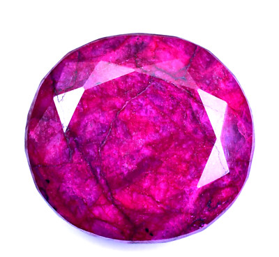 449.0 CT Natural Huge Red Ruby Certified Earth-Mined Oval Shape Loose Gemstone