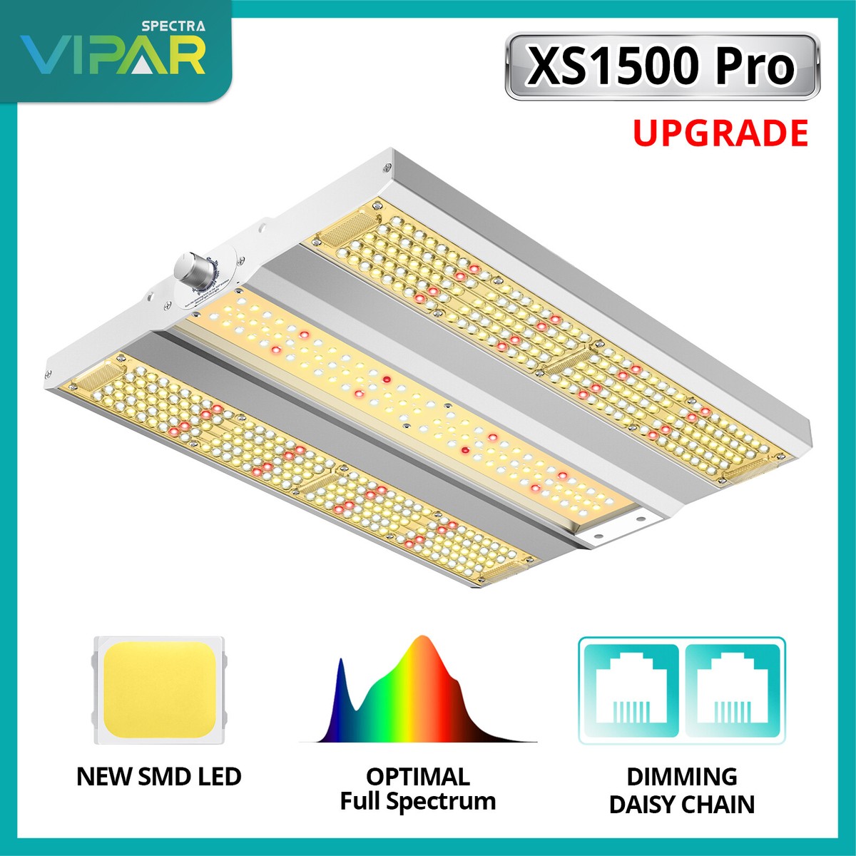 VIPARSPECTRA XS 1500 3000 PRO LED Grow Light Full Spectrum All