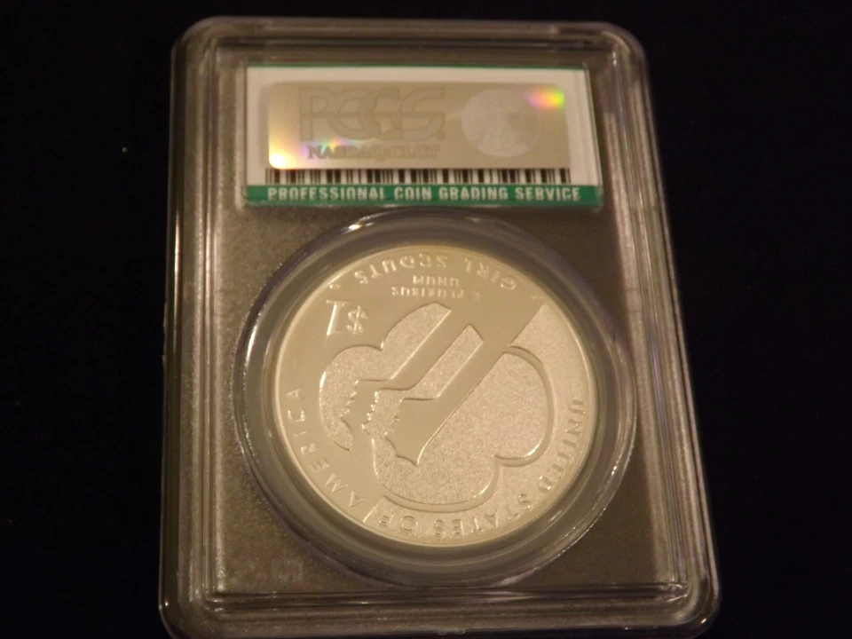 2013-W    $ 1       Girl Scouts    First Strike            PCGS PR 70 - Image 2 of 2