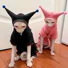 Sweatshirt Hat Suit for Sphynx Cat Winter Warm Coat for Kitten Spring Soft Thick