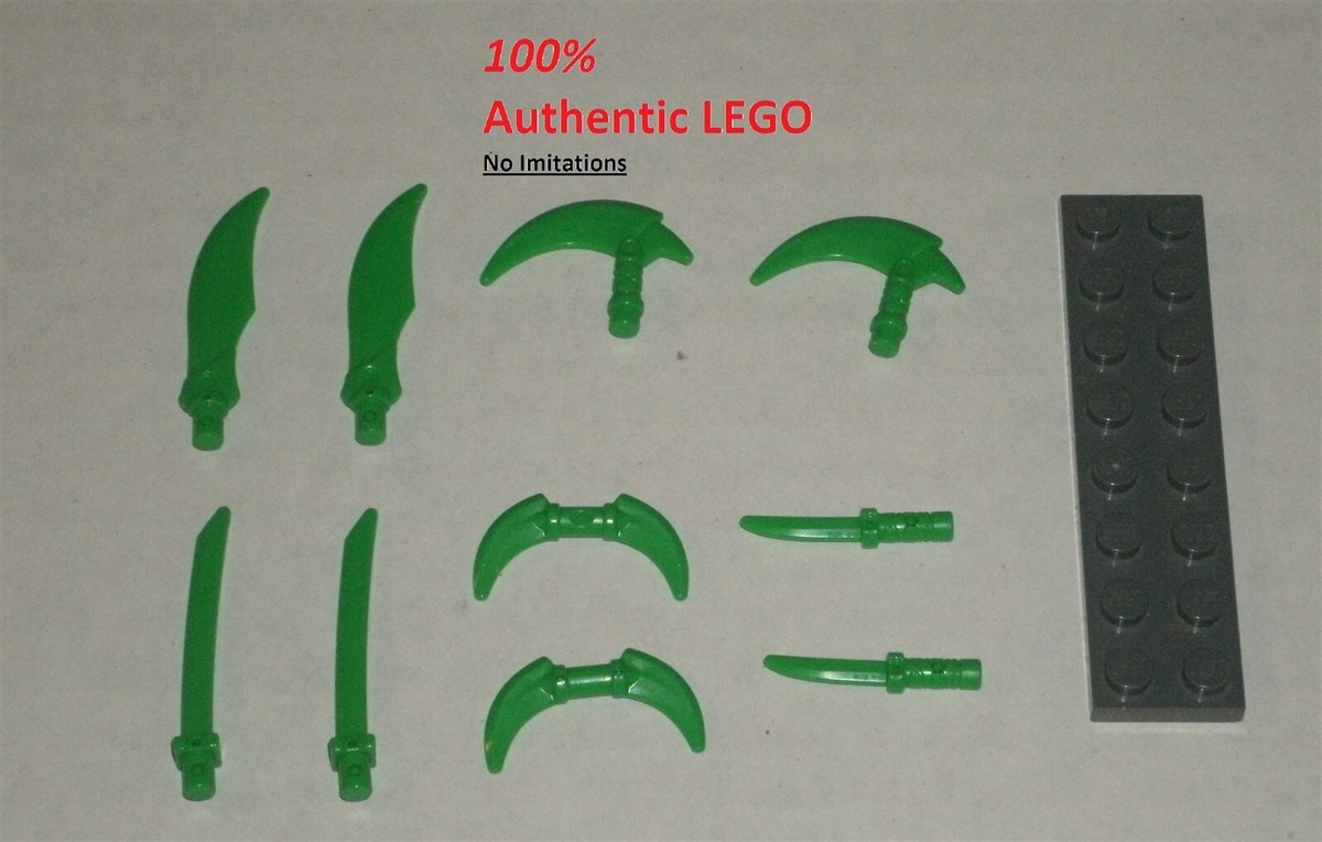 LEGO NEW Bright Green Swords set (1x) 6299665 Brick 37341 | eBay